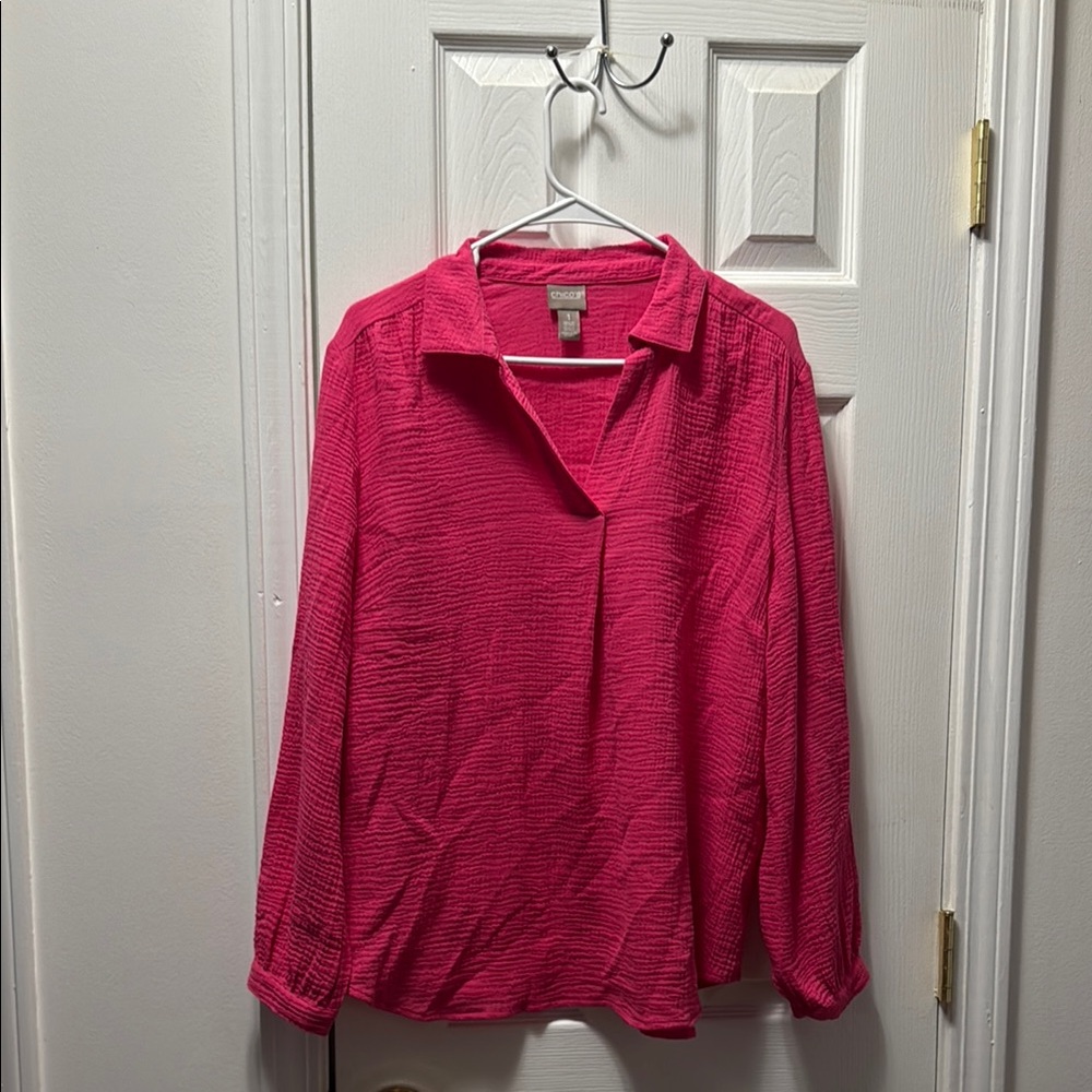 Women's Chico’s Pink Blouse